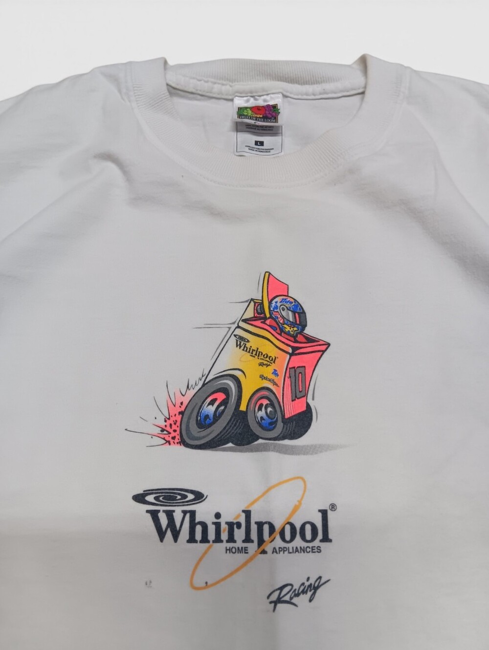 Vintage Ricky Rudd Whirlpool Racing Graphic Tee - L - Picture 2 of 3